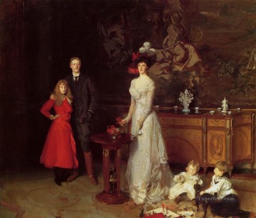サー・ジョージ・シットウェル アイダ・シットウェル夫人とジョン・シンガー・サージェントの家族 Oil Paintings